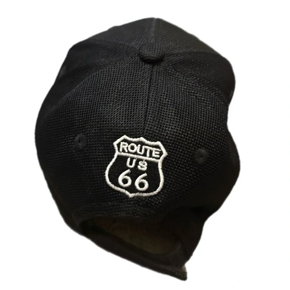 Black‎ Route 66 Cap- unisex